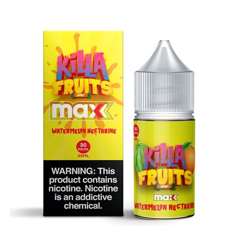 Watermelon Nectarine by Killa Fruits Salt Max TFN Salts 30mL