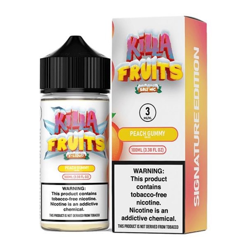 Peach Gummy on Ice by Killa Fruits Signature TFN Series 100mL