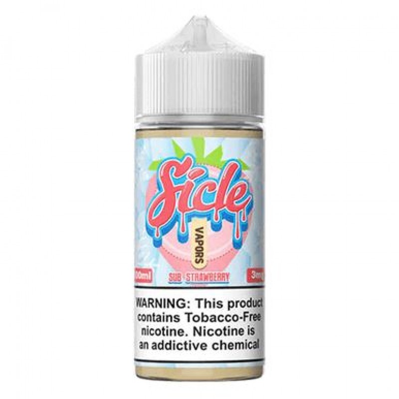 Sub Strawberry by Snap Liquids - Sicle Vapors Iced Series 100mL