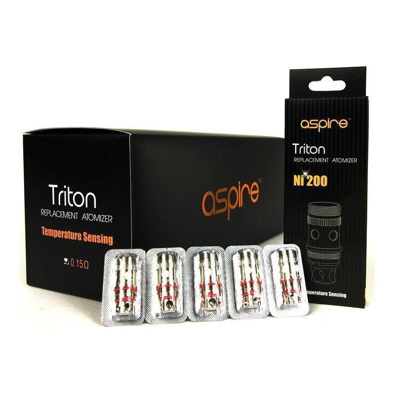 Aspire Triton NI200 Temperature Sensing Coil Heads...