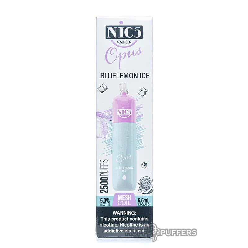 Nic5 Disposable | 2500 Puffs | 6.5mL