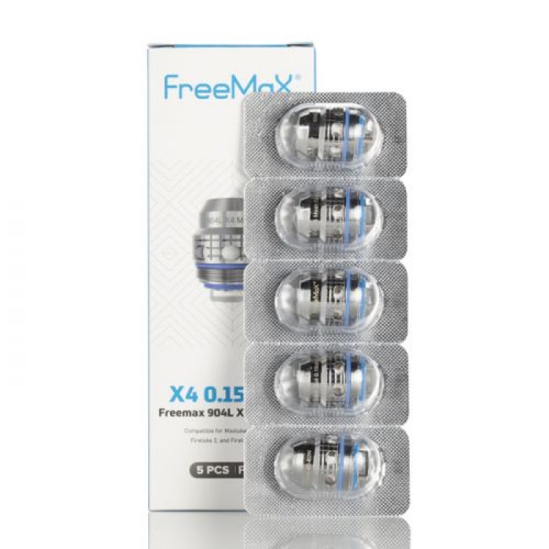 FreeMaX Maxluke 904L X Replacement Coils (5-Pack)