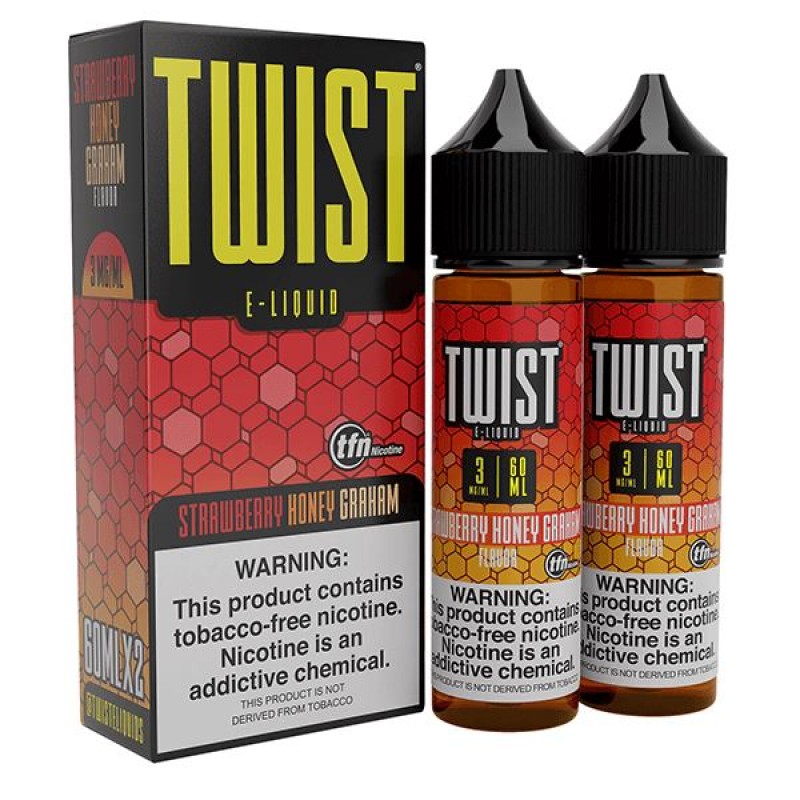 Strawberry Honey Graham by Twist TFN Series (x2 60mL)