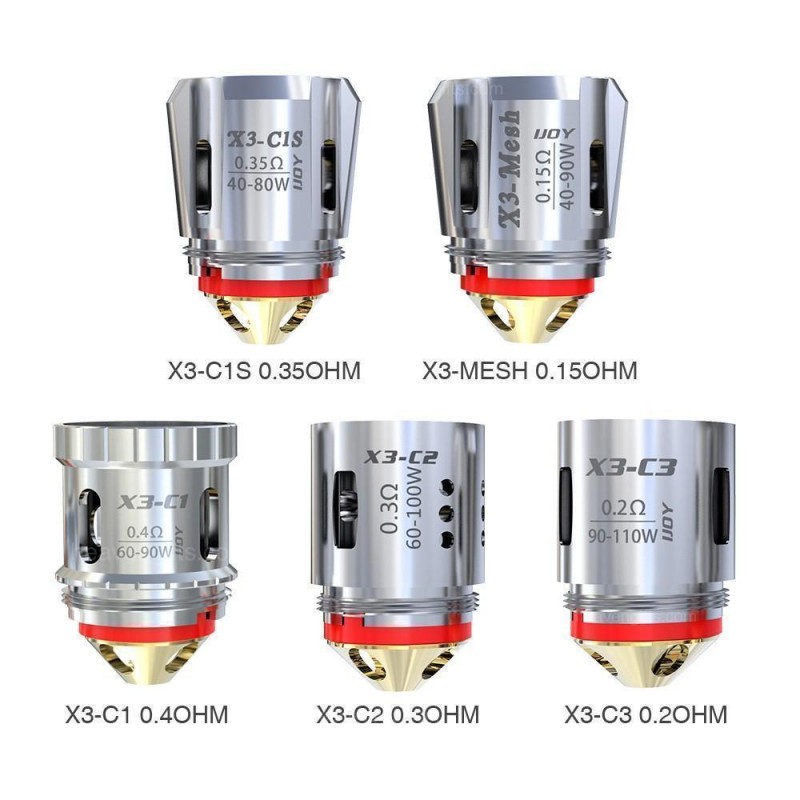 iJoy Captain X3 Replacement Coils (Pack of 3)