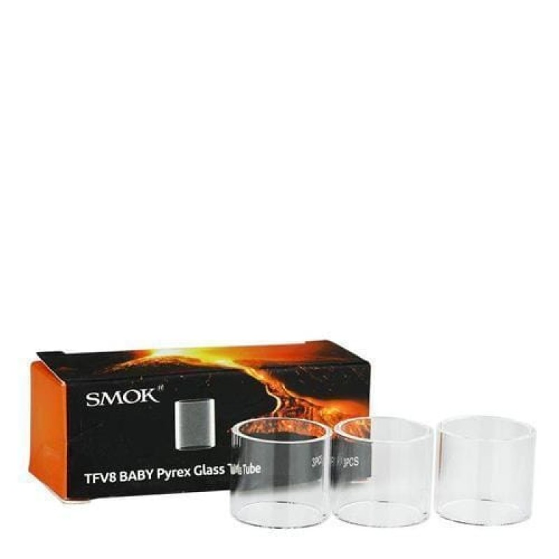 SMOK TFV8 Baby Replacement Glass Tube (PACK OF 3)