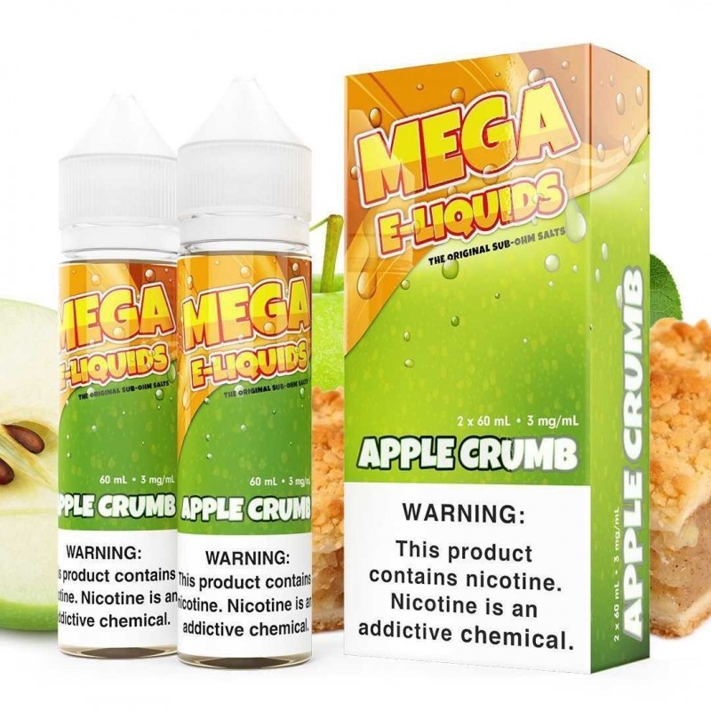 Apple Crumb by MEGA eJuice 2X 60ML