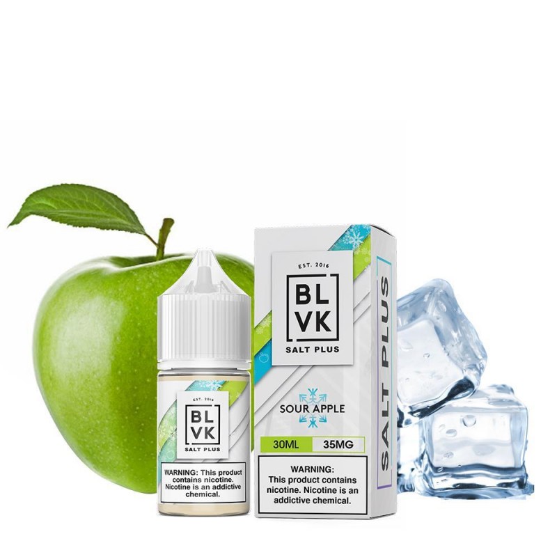 Apple Candy Ice (Sour Apple Ice) Salt Plus by BLVK Unicorn 30ml