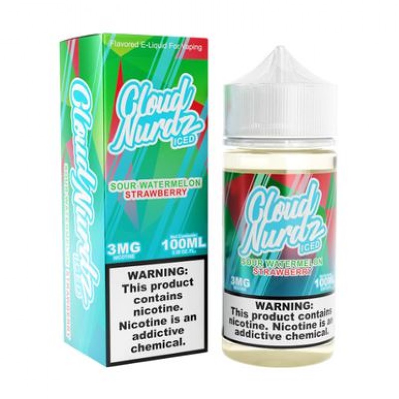 Sour Watermelon Strawberry Iced by Cloud Nurdz TFN 100ml