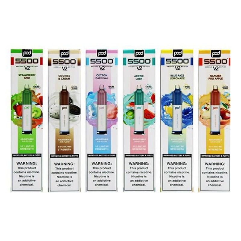 Pod Mesh 5500 Disposable | 5500 Puffs | 12mL