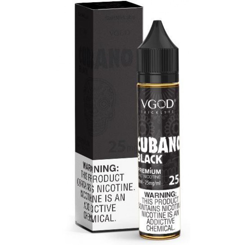 Cubano Black by VGOD SaltNic 30ml