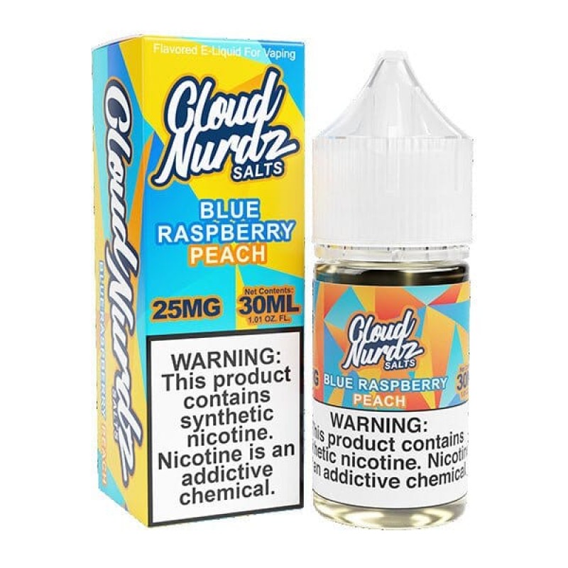 Blue Raspberry Peach by Cloud Nurdz TFN Salt 30ml