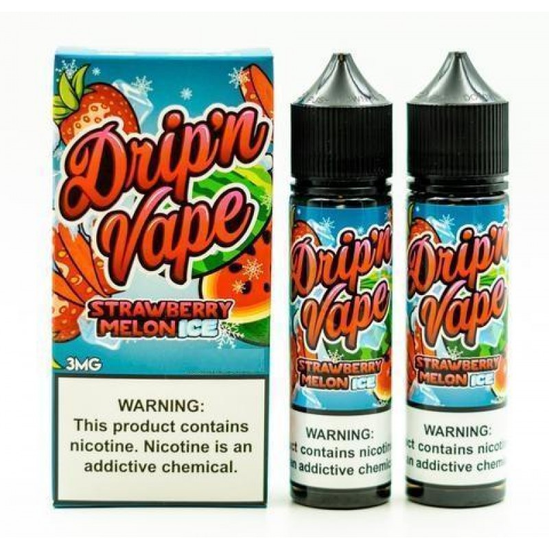 DRIP N VAPE | Strawberry Melon on Ice 120ML eLiquid