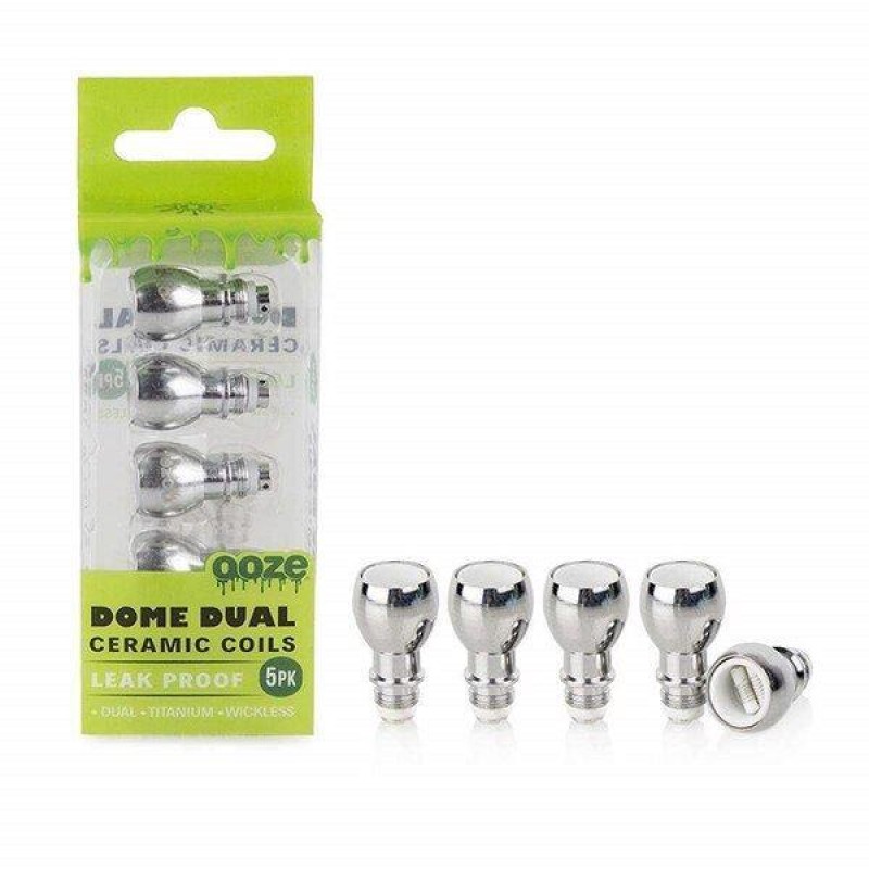 Ooze Dome Dual Ceramic Coils (5-Pack)