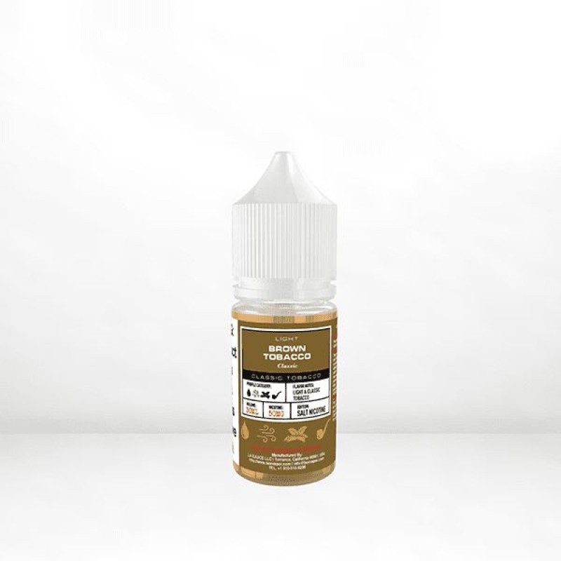 Light Classic Brown Tobacco by Glas BSX Salts TFN 30ml