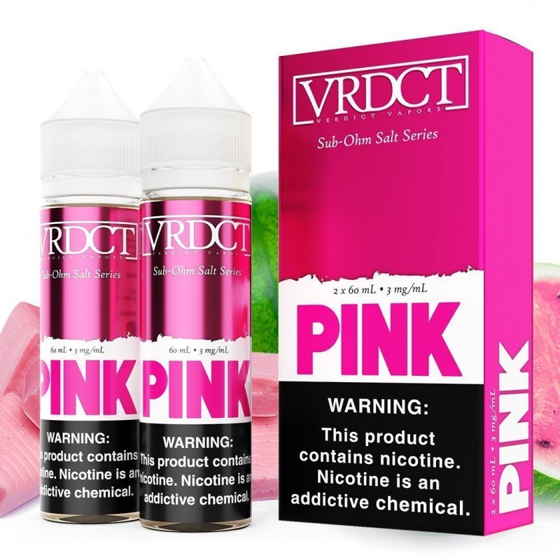 Pink by VERDICT SUB OHM SALT SERIES E-Liquid 2X 60...