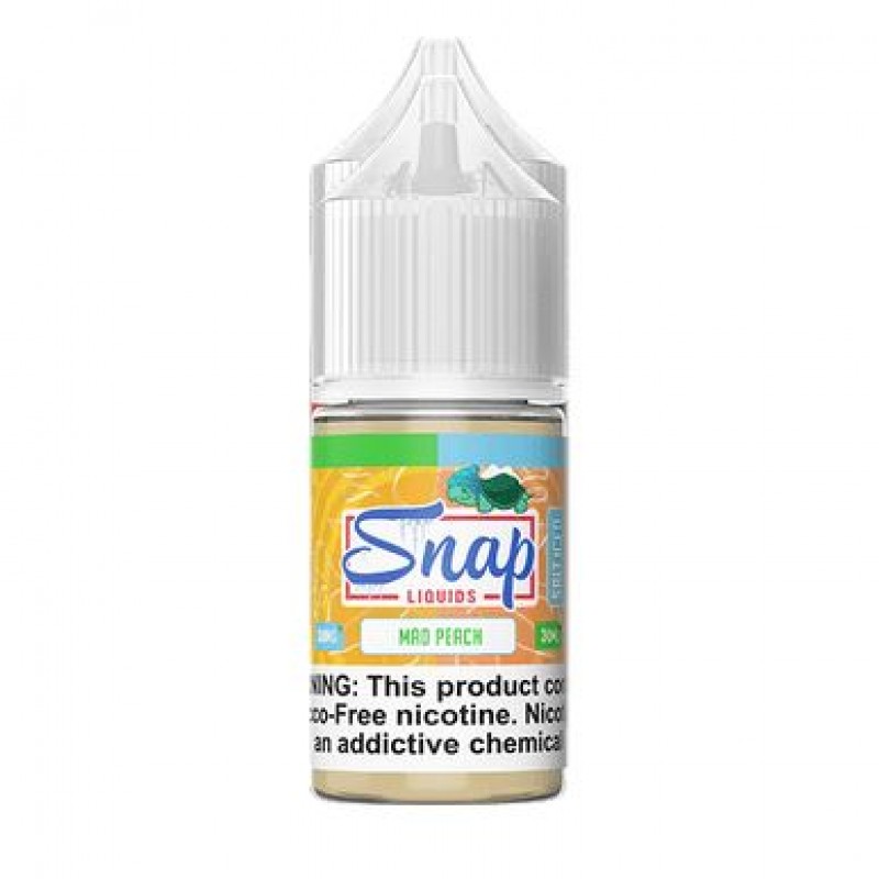 Mad Peach Iced by Snap Liquids Salt Series 30mL