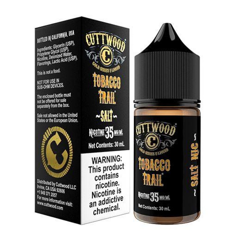 Tobacco Trail by Cuttwood Salt 30ml