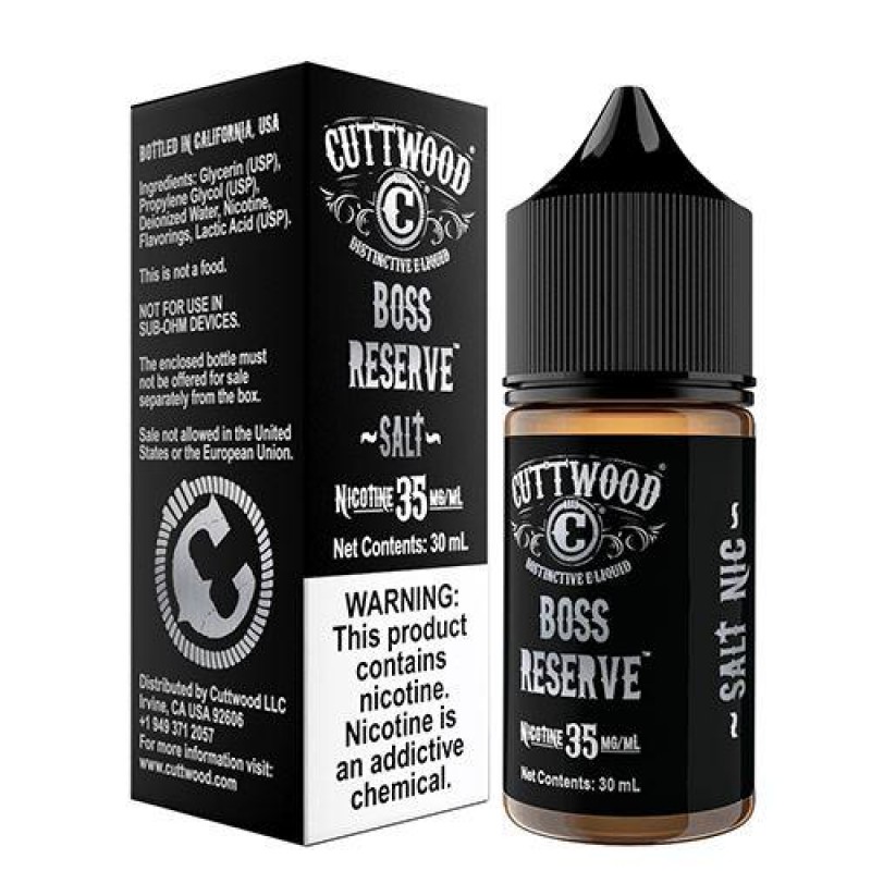 Boss Reserve by Cuttwood Salt 30ml