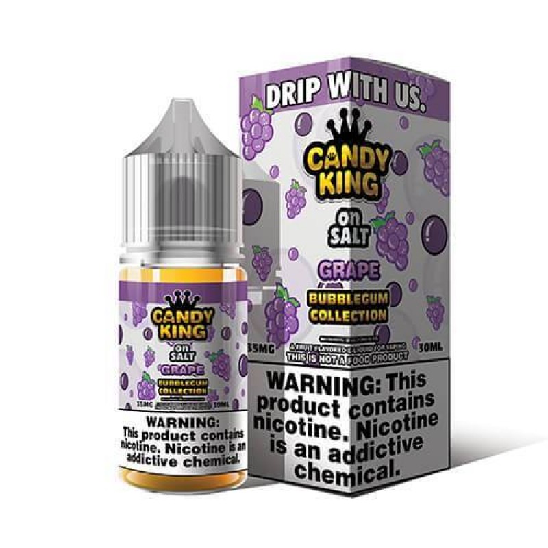 Grape by Candy King Bubblegum On Salt 30ml