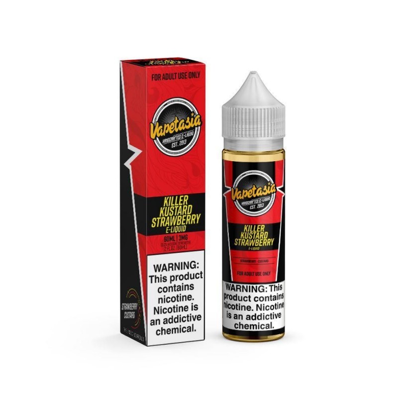 VAPETASIA | Strawberry Killer Kustard 60ML eLiquid