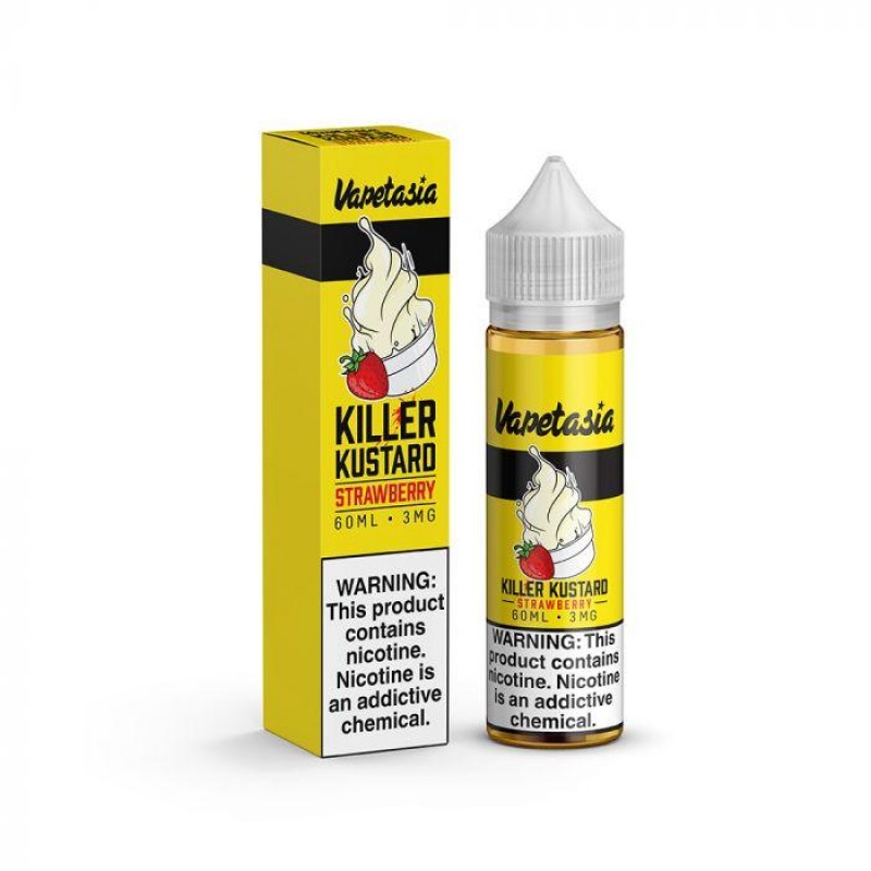 VAPETASIA | Strawberry Killer Kustard 60ML eLiquid