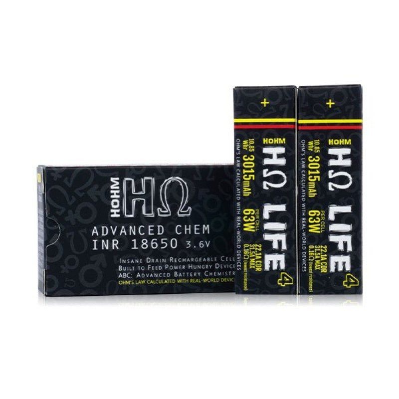 Hohm Tech Hohm Life 18650 Battery | 3015mAh | 22.1...