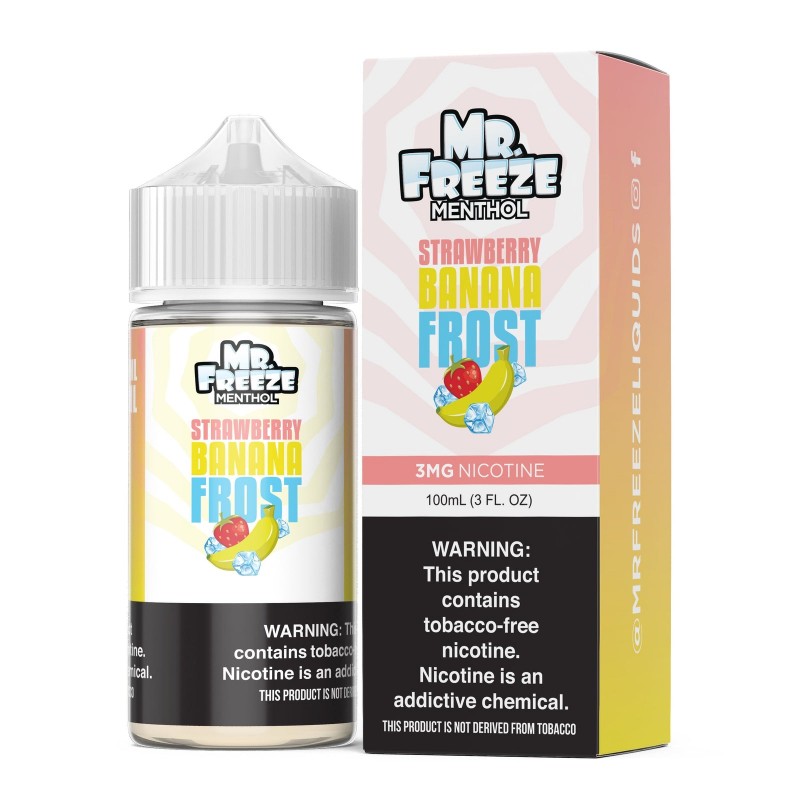 Mr. Freeze TF-Nic Series | 100mL - Strawberry Banana Frost