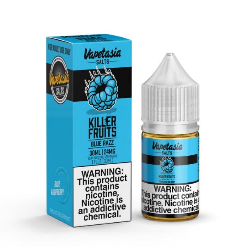 Killer Fruits Blue Razz by Vapetasia Synthetic Salts 30ml