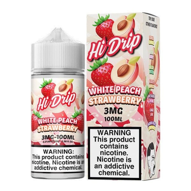 White Peach Strawberry by Hi-Drip E-Juice 100ml