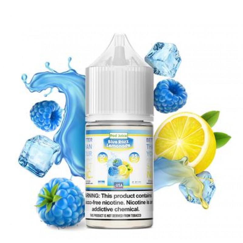 Blue Razz Lemonade Freeze by Pod Juice Salts Serie...