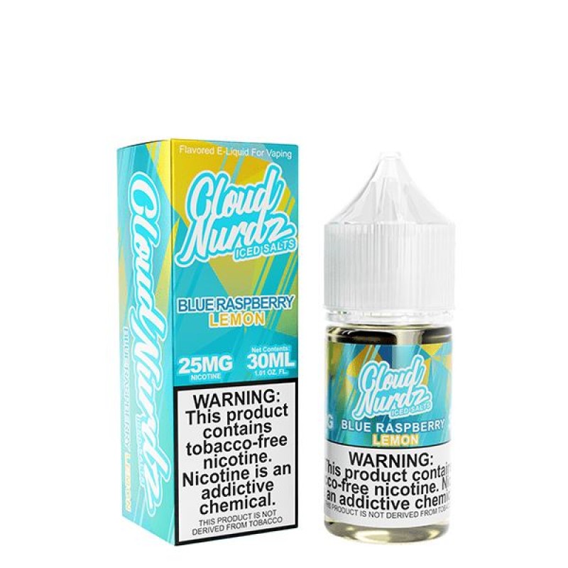 Iced Blue Raspberry Lemon by Cloud Nurdz TFN Salts...