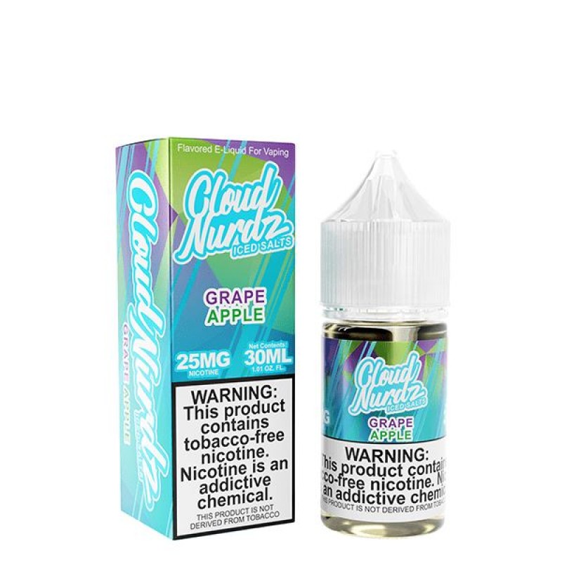 Iced Grape Apple by Cloud Nurdz TFN Salts E-Liquid 30ml