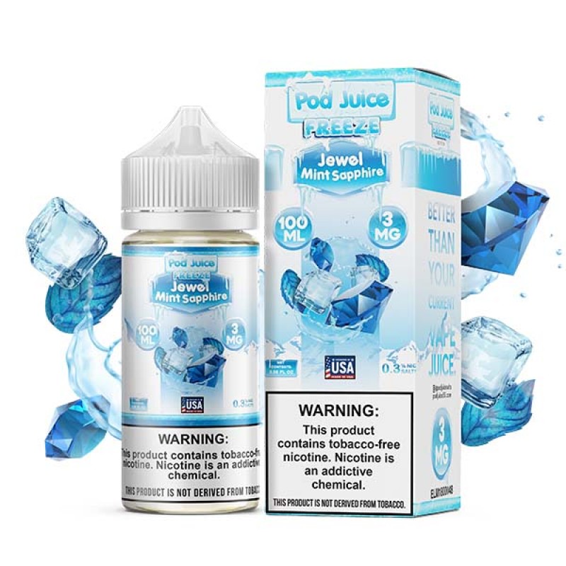 Jewel Mint Sapphire Freeze by Pod Juice TFN Series...