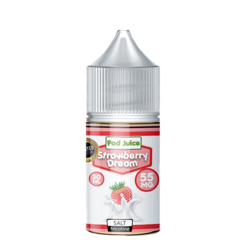 Strawberry Dream Salt by Pod Juice E-Liquid 30mL