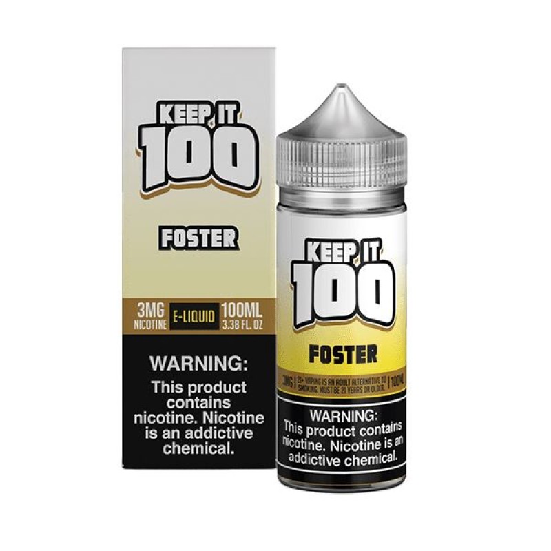 Foster by Keep It 100 Tobacco-Free Nicotine Series 100ml