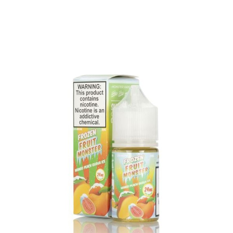 Mango Peach Guava Ice By Frozen Fruit Monster Salts E-Liquid