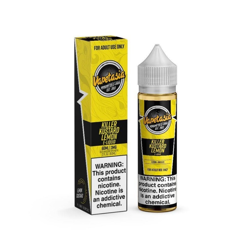 VAPETASIA | Killer Kustard Lemon 60ML eLiquid