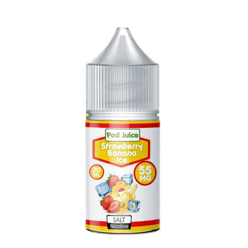 Strawberry Banana Ice Salt by Pod Juice E-Liquid 30mL