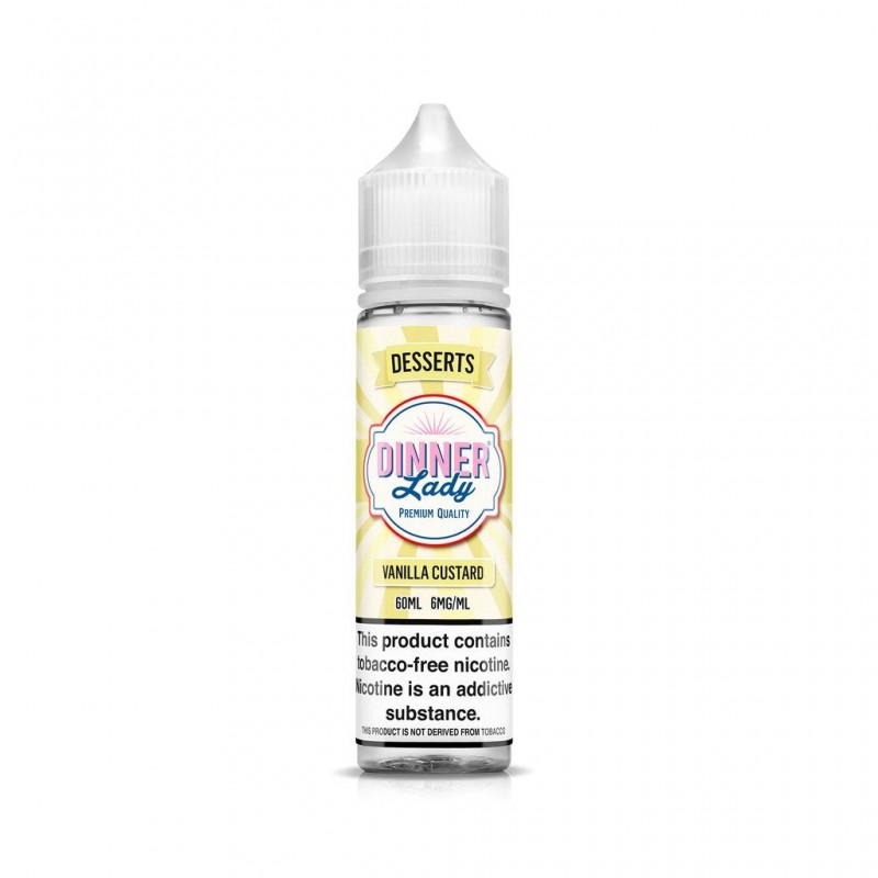 Vanilla Custard by Dinner Lady Tobacco-Free Nicotine 60ml