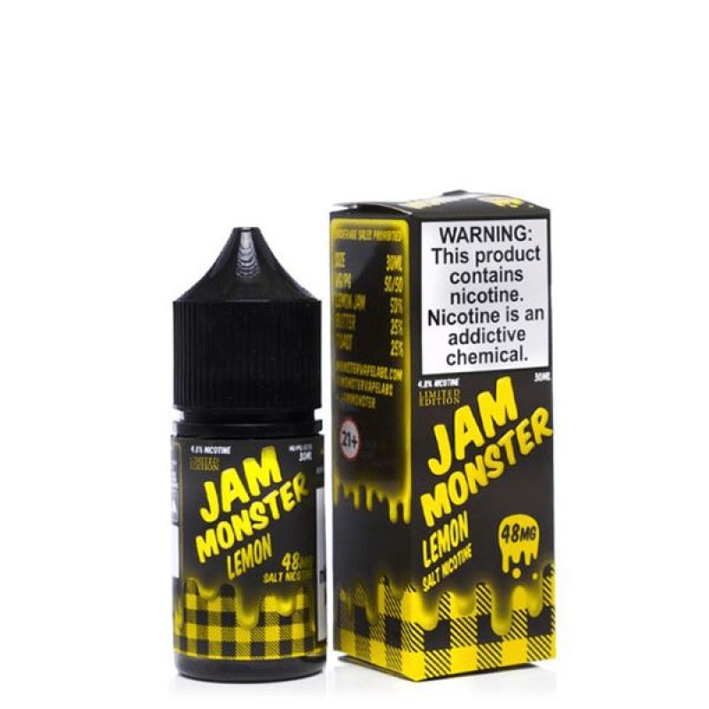 Lemon By Jam Monster Salts E-Liquid