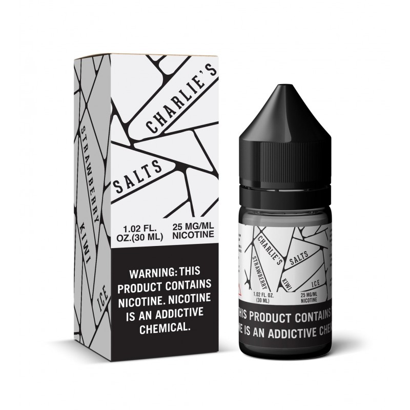 CHARLIE'S SALTS | White - Strawberry Kiwi Ice 30ML eLiquid