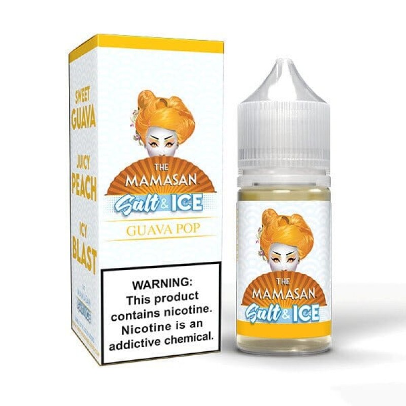 Guava Pop Ice (Guava Peach Ice) by The Mamasan  Salt 30ML