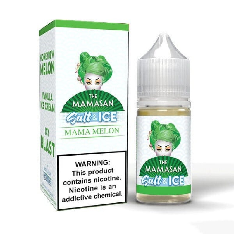 Mama Melon Ice (Honeydew Melon Ice) by The Mamasan Salt 30ML