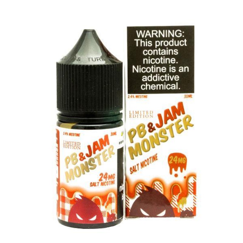 Strawberry PB & J by Jam Monster Salts Series 30ml