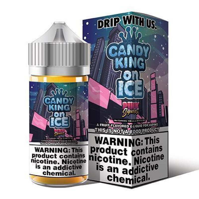 Pink Squares by Candy King On ICE 100ml