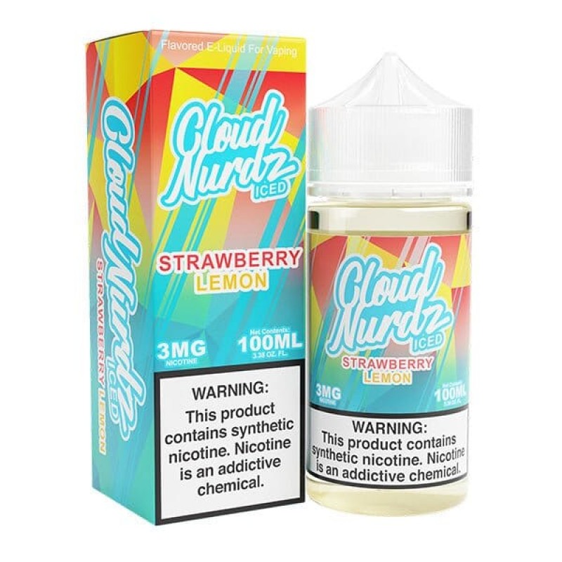 Strawberry Lemon Iced by Cloud Nurdz Ice TFN 100ml