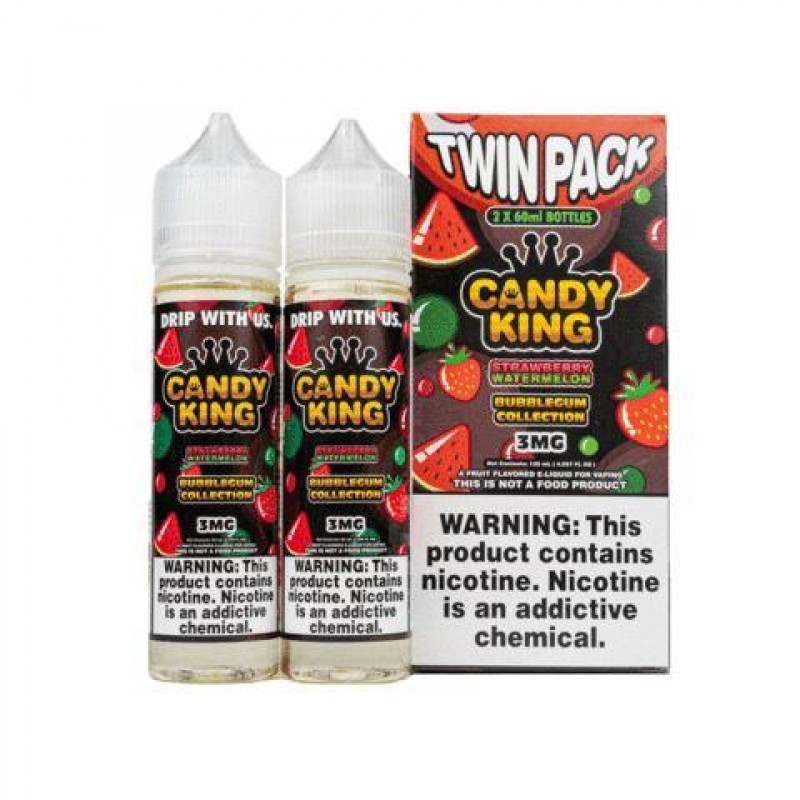 Strawberry Watermelon by Candy King Bubblegum 120ml