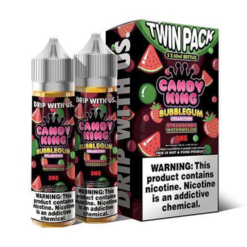 Strawberry Watermelon by Candy King Bubblegum 120ml