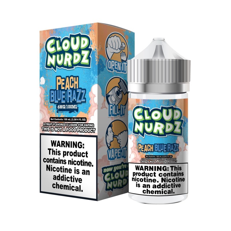 Peach Blue Razz by Cloud Nurdz 100ml