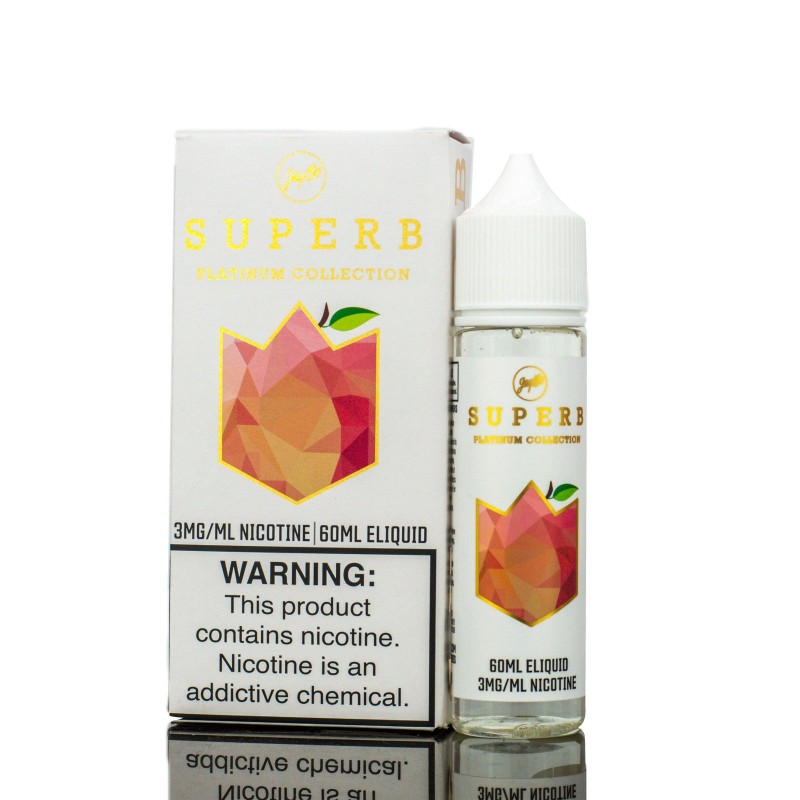 SUPERB X JAYBO PLATINUM COLLECTION | White Peach 60ML eLiquid